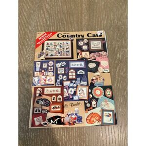 Vintage More Country Cats Cross Stitch Pattern Book Dale Burdett DB117 Samplers